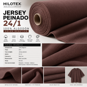 Jersey peinado 24/1