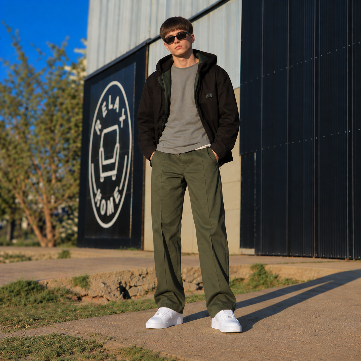 JOGGER SASTRERO - verde militar