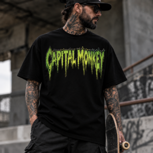 Remera Regular Fit black - MONSTER
