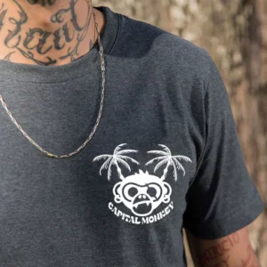 Remera Regular Fit gris topo- CHERRY lucky streak