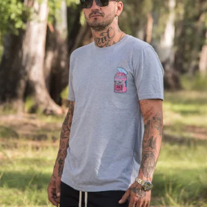 Remera Regular Fit melange - Insane